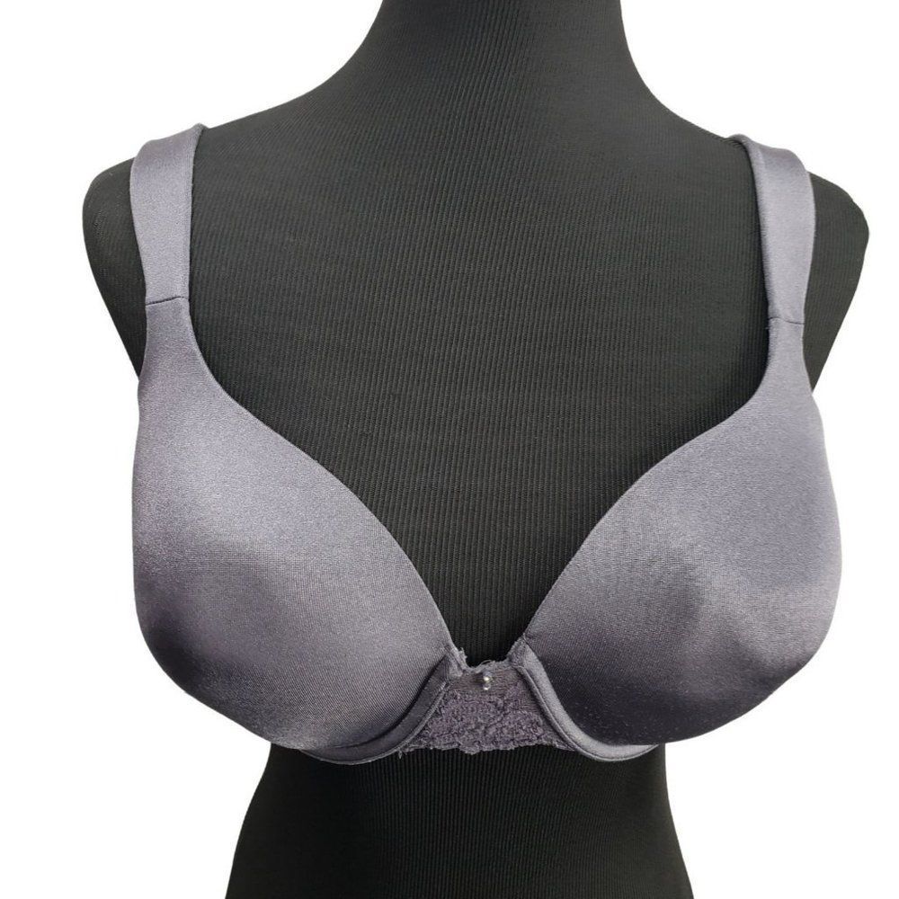 Vanity Fair‎ Woman's Purple Bra Underwire Some Padding Size 36D